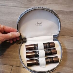 Saje Essential Oil Set; Peppermint, Yoga, Sleep Well Roll-on